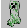 Juniors Womens Minecraft Creeper Creepin' T-Shirt - 2 of 4