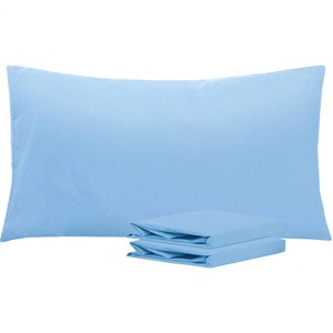 Brushed Microfiber Pillowcases, Super Soft Pillowcases with Envelope Closure - NTBAY - 1 of 4