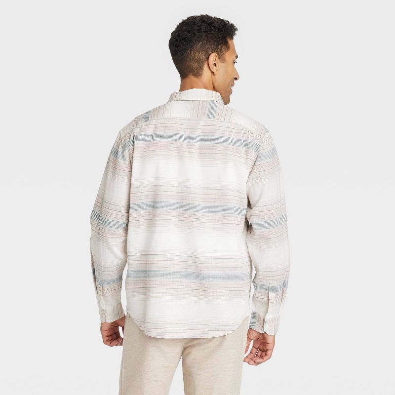 Men&#39;s Long Sleeve Collared Button-Down Shirt - Goodfellow &#38; Co&#8482;, 3 of 5