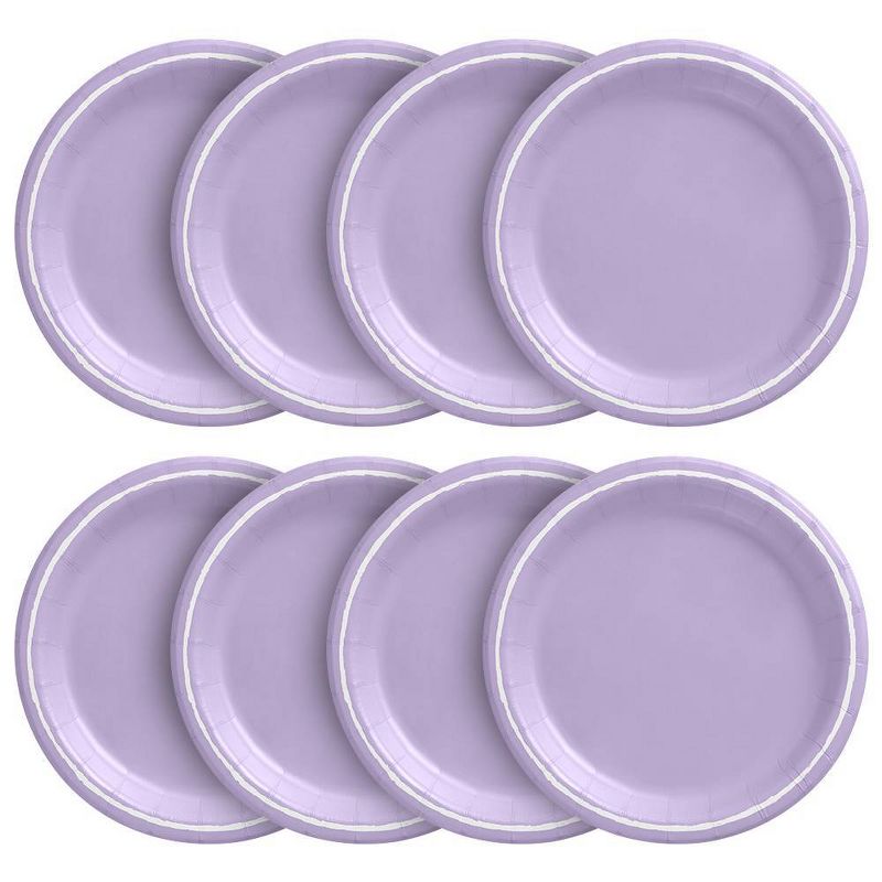 20ct Snack Plates Lavender - Spritz&#8482;, 2 of 4