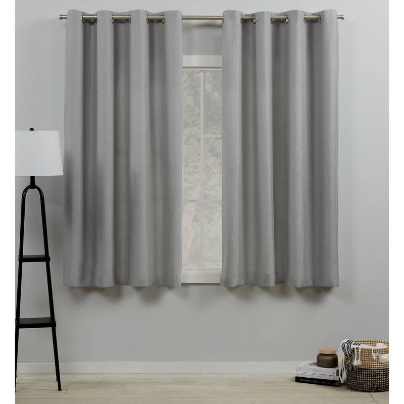Set of 2 Loha Linen Window Curtain Panel - Exclusive Home&#153;, 3 of 14
