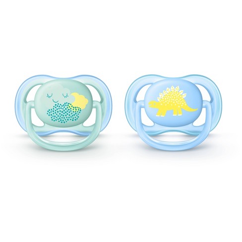 Philips Avent Ultra Air Pacifier 0 6m Blue Green 2pk Target