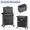 Huxxion 5-Drawer Rolling Tool Chest Tool Storage Box Removable Tool Cabinet - 2 of 4