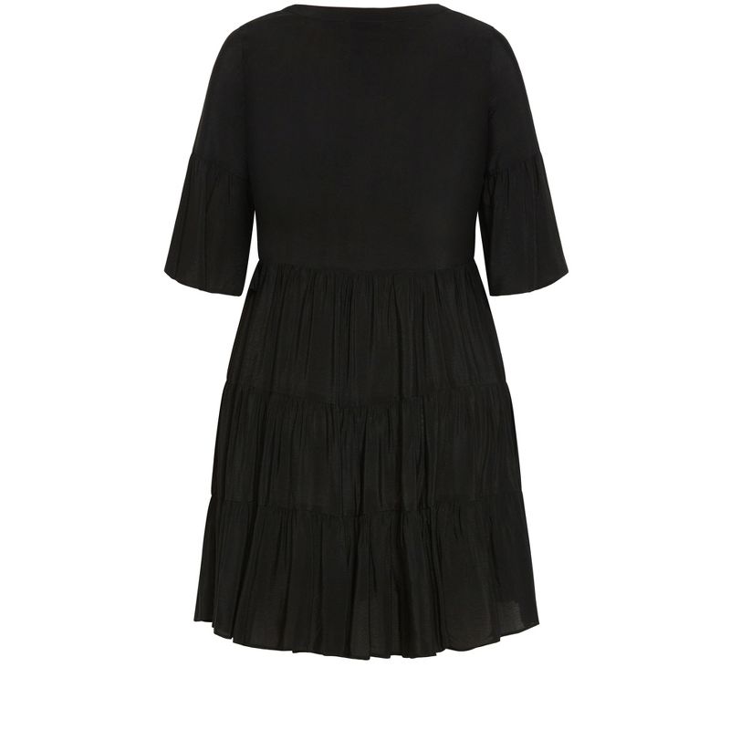 Women's Plus Size Nathalie Dress - black | REFINITY, 5 of 6