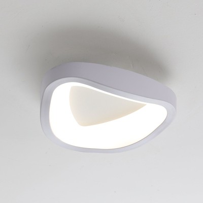 Claxy Led Flush Mount Ceiling Light Black 4000K 10W 8-inch