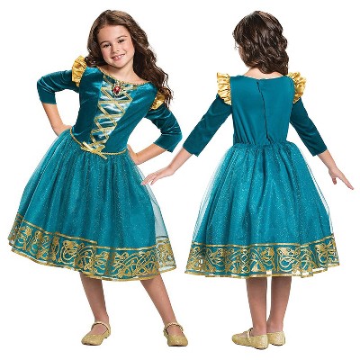 Disguise Disney's Aladdin Live Action Girls Classic Teal Jasmine Halloween Costume, Size: 3T-4T