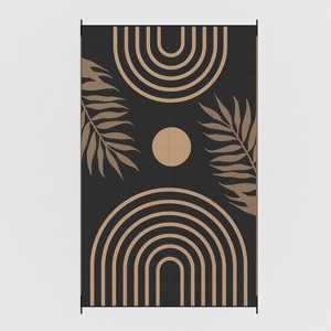 Abynow Geometric Waterproof Outdoor Area Rug - 1 of 4