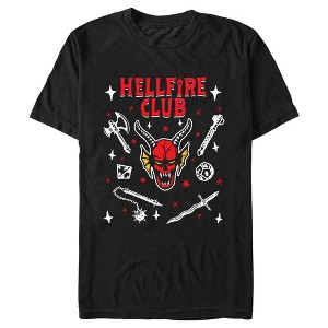 Men's Stranger Things Hellfire Club Icon T-Shirt - 1 of 4