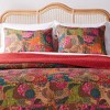 Jewel Floral Sham 20in x 36in King Multi by Greenland Home Fashion - 2 of 3