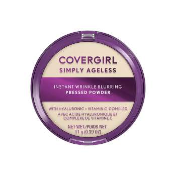 COVERGIRL Simply Ageless Instant Wrinkle Blurring Pressed Powder - 100 Translucent - 0.39oz