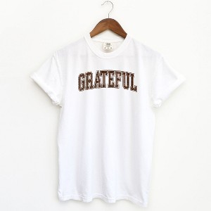 Simply Sage Market Women's Grateful Grunge Short Sleeve Garment Dyed Tee - 1 of 2