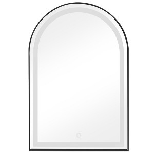 CSBDHOME 24" W x 36" H Recessed Framed Medicine Cabinet With LED Mirror - 1 of 4