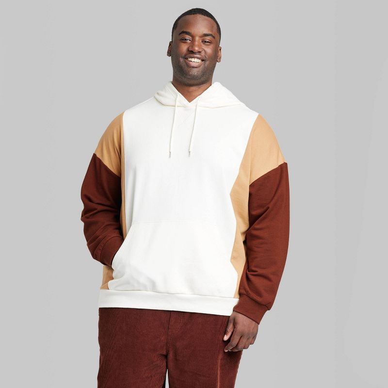 Men's Big & Tall Colorblock Pullover Sweatshirt - Original Use™ Tan, 2 of 4