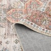 WhizMax Washable Floral Print Area Rug,Traditional Vintage Boho Indoor Carpet - 3 of 4