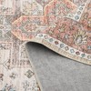 WhizMax Washable Floral Print Area Rug,Traditional Vintage Boho Indoor Carpet - image 3 of 4