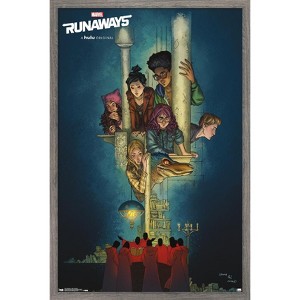 Trends International Marvel Comics TV - The Runaways - Comic One Sheet Framed Wall Poster Prints - 1 of 4