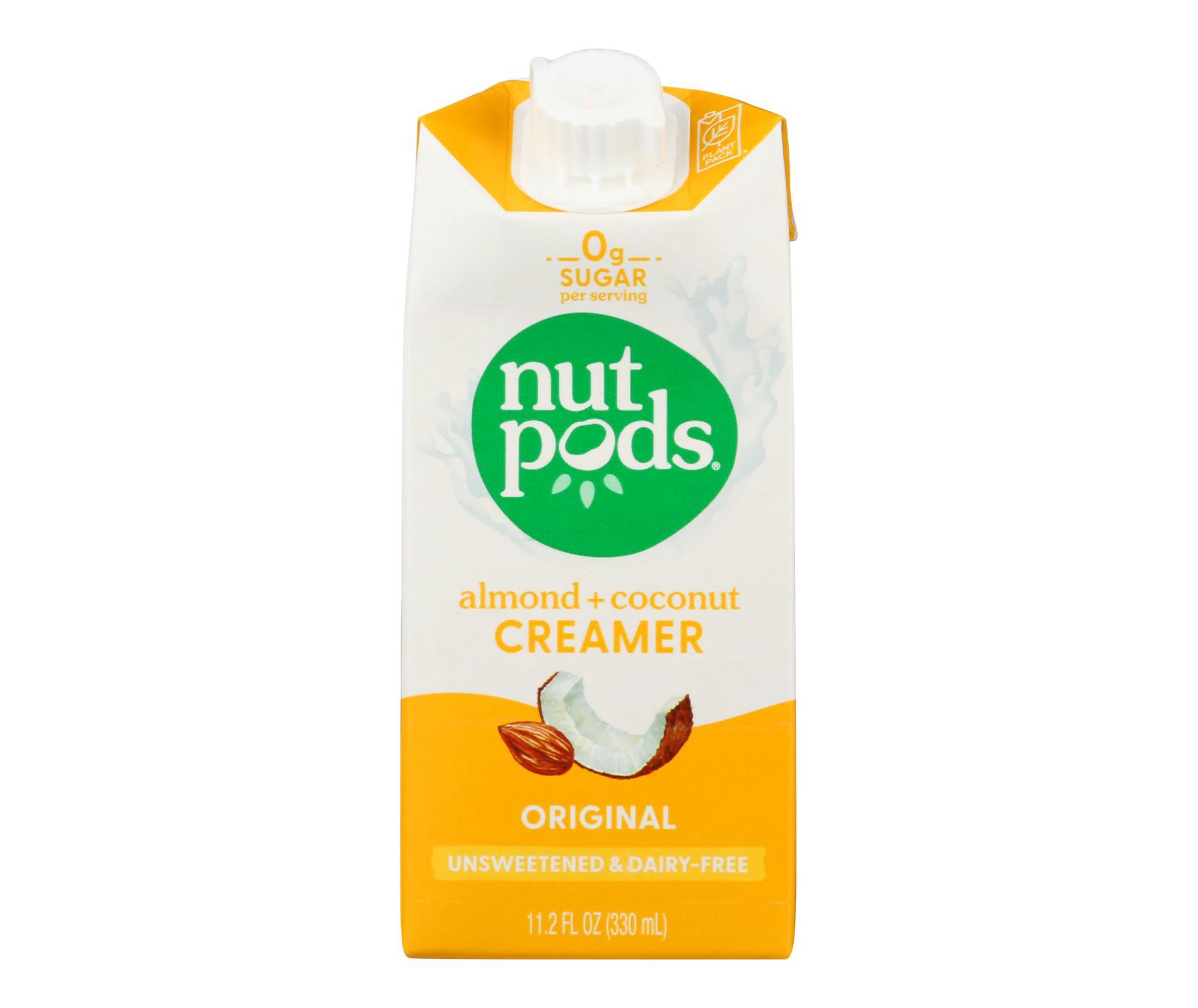 Nutpods Original Almond and Coconut Unsweetened and Dairy-Free Creamer - Case of 12/11.2 fz