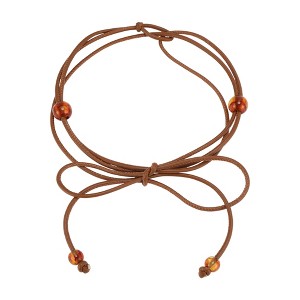 Unique Bargains Christmas Four Pearl Thin Festival Wrap Belt 1 Pc - 1 of 4