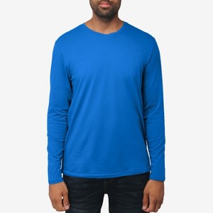 X RAY Men's V-Neck & Henley Long Sleeve T-Shirt - 1 of 4