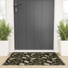 Iveta Abolina Poesie French Garden Charcoal Welcome Mat - Deny Designs - 2 of 3