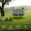 HFYee 12/14FT Mega Playground Trampoline Slide, Swings & Hoop Safety Combo for Ages 8+ High Capacity - 3 of 4