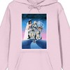Beetlejuice Poster Art Long Sleeve Cradle Pink Men's Hooded Sweatshirt - 2 of 2