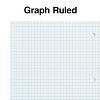 Staples 1-Subject Notebook 8" x 10.5" Graph Ruled 70 Sheets Blue (23985B) 132712 - 3 of 4