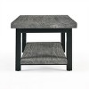 42" Pomona Metal and Reclaimed Wood Coffee Table Slate Gray - Alaterre Furniture - 4 of 4