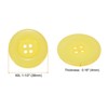 Unique Bargains Resin Round Flat 4-Hole DIY Craft Sewing Buttons 60L 1.5" 10 Pcs - 2 of 4