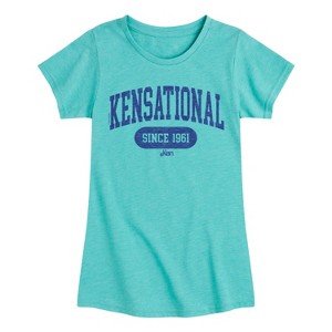 Girls' - Barbie - Kensational 1961 Fitted Short Sleeve Graphic T-Shirt - 1 of 4