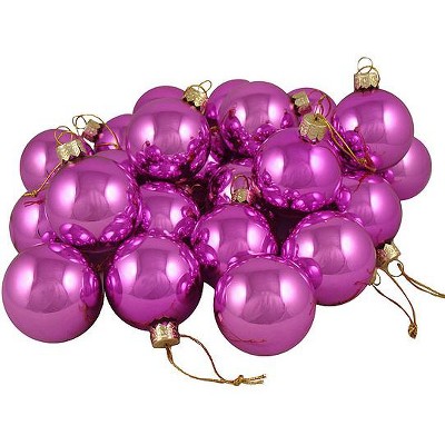 Northlight Club Pack of 36 Shiny Pink Lolipop Glass Ball Christmas Ornaments 2.75" (67mm)