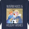 Boys' - Frozen 2 - Warm Hugs Holiday Wishes Long Sleeve Graphic T-Shirt - 2 of 4