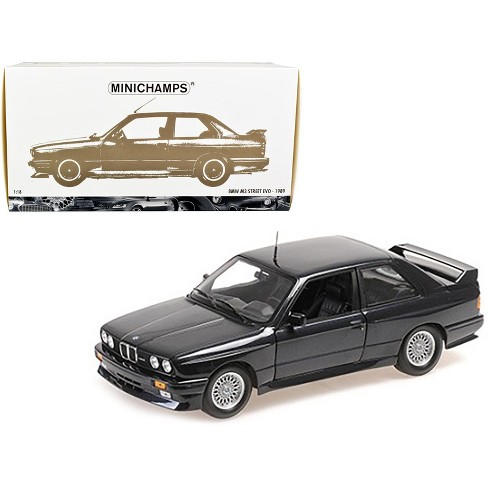 1989 BMW M3 Street EVO Dark Blue Metallic 1/18 Diecast Model Car by  Minichamps