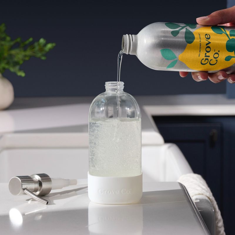 Grove Co. Lemon &#38; Eucalyptus Ultimate Dish Soap Refill in Aluminum Bottle - 16 fl oz, 5 of 7