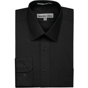 Gentlemen's Collection Men's Regular Fit Long Sleeve Dress Shirt – Available in Multiple Colors - 1 of 2