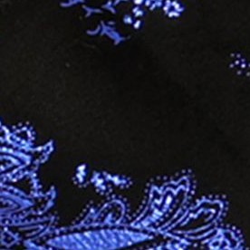metallic black / royal