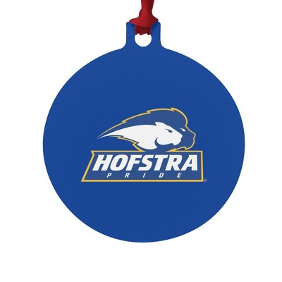 Hofstra University Lions Logo Aluminum Holiday Christmas Tree Ornament