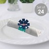 Big Dot of Happiness Blast Off to Outer Space - Rocket Ship Baby Shower or Birthday Party Paper Napkin Holder - Napkin Rings - Set of 24 - 2 of 4