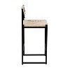 TOAOTBNBOB Industrial Barstools Set of 2, Modern Bar Stools with Open Back, Comfortable Bar Chairs for Kitchen Island - 2 of 4