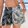 Women's Tropical Floral Print Beach Cover Up Shorts - Cupshe - 2 of 4