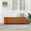 vidaXL Patio Storage Box 78.7"x19.7"x22.8" Solid Acacia Wood - 3 of 4
