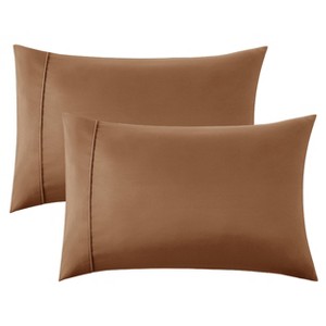 Bedsure-Polyester Microfiber Pillowcase 2 Pack Super Soft and Cozy Peached Fabric - 1 of 4