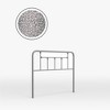 eLuxury Baldwin Metal Headboard - 3 of 4