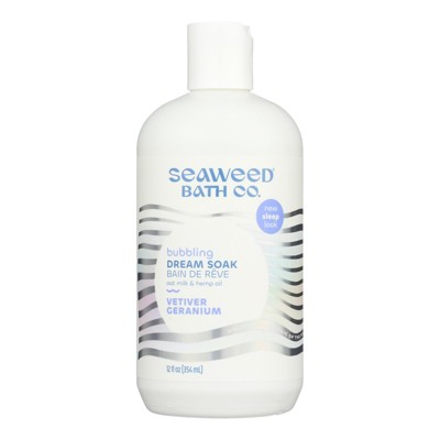 The Seaweed Bath Company Vetiver Geranium Bubbling Dream Soak - 12 fz