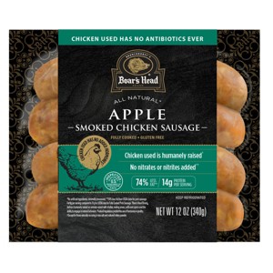 Boar's Head Apple Chicken Sausages - 12oz - 1 of 4