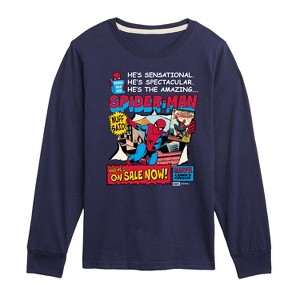 Boys' - Marvel - Spider-Man Comic Long Sleeve Graphic T-Shirt - 1 of 3