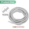 Unique Bargains Soft Polyester Decorative Cord Twisted Rope Trim 1 Pc - 3 of 4