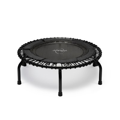 Kids' 39" Round Black Steel Fitness Trampoline