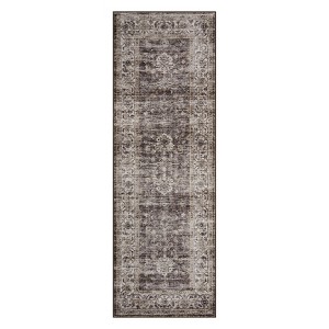 COZONY Washable Area Rug, Non-Slip Low Pile Floral Carpet, Indoor Rug for Living Room, Bedroom, Kitchen, Hallway - 1 of 4