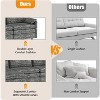 108" Modular Sectional Cloud Couch, Modern Chenille L Shaped Modular Sofa, Sectional Sofa for Apartment - 3 of 4